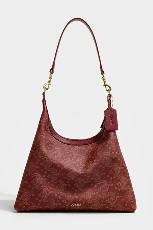 THREE GORGES AUSPICIOUS CLOUDS HOBO BAG