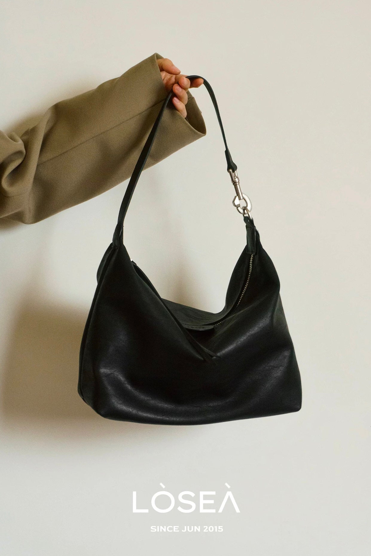 MIDNIGHT LUXE HOBO BAG