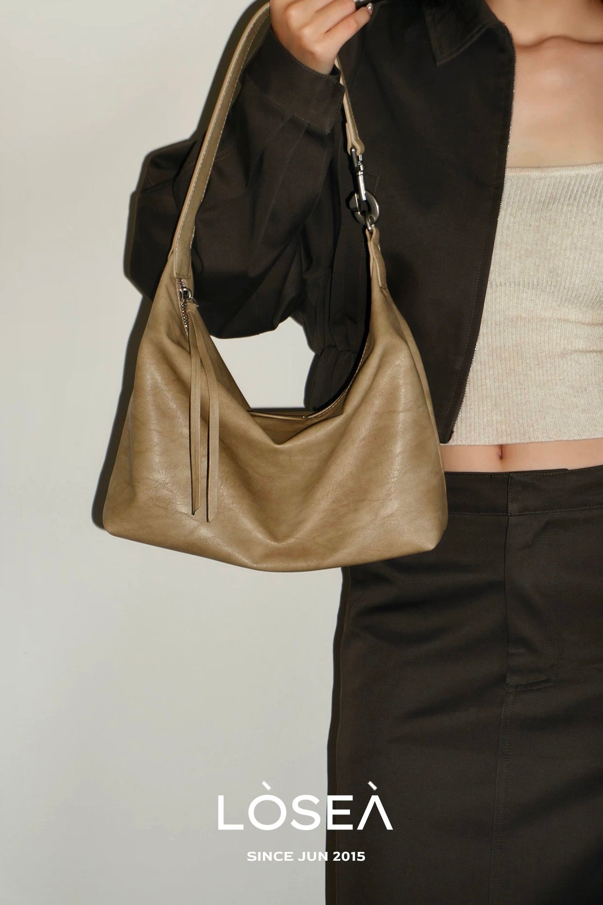 MIDNIGHT LUXE HOBO BAG